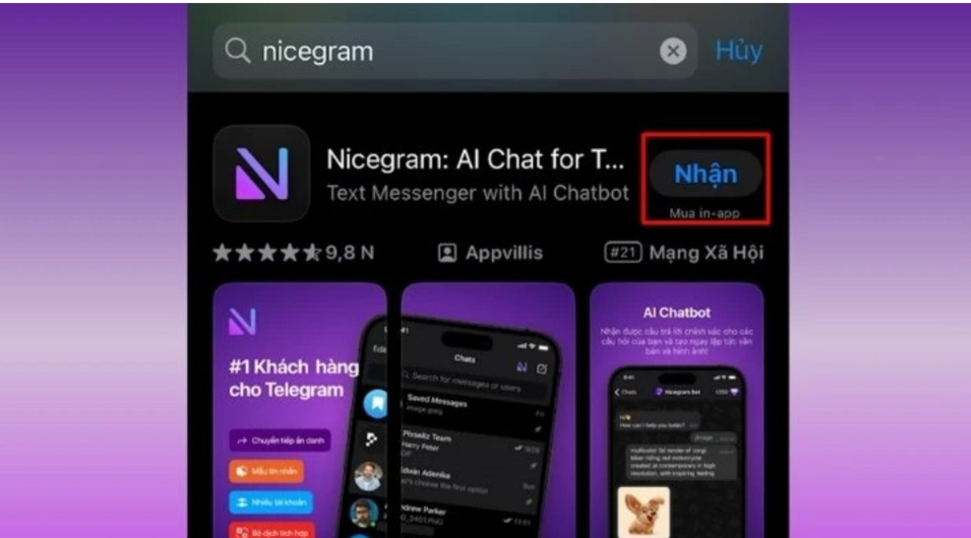 Tải ứng dụng Nicegram